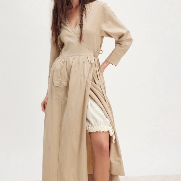 NWOT Free People Out West Robe Dress - Picture 1 of 3